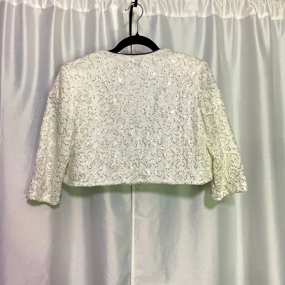 R & M Richard’s Long Formal Bolero Lace Jacket & Dress ( Pre Loved Condition )